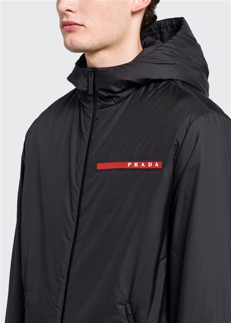 prada hooded windbreaker